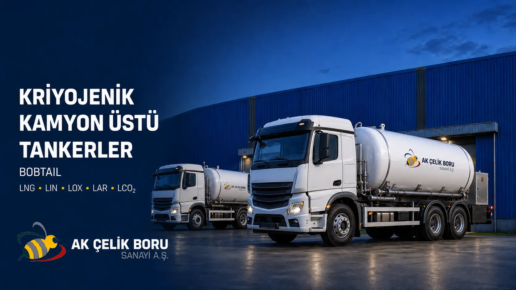 Kriyojenik Kamyon Üstü Tankerler (Bobtail)