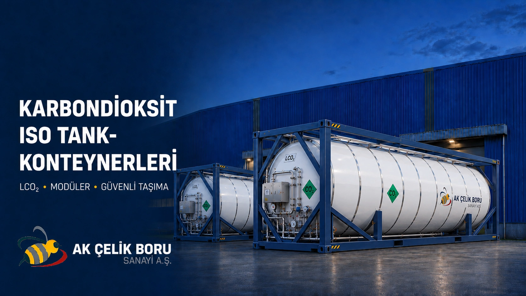 Karbondioksit ISO Tank-Konteynerleri