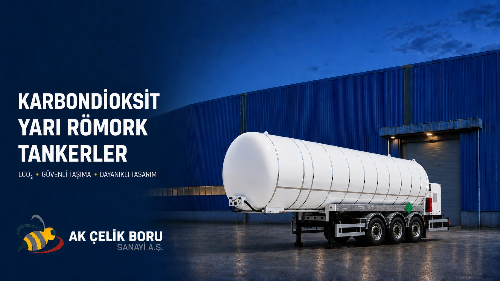 Karbondioksit Yarı Römork Tankerler