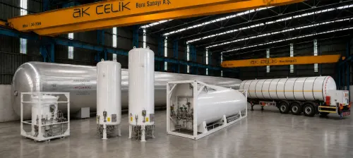Karbondioksit (LCO₂) Depolama ve Taşıma Tankları